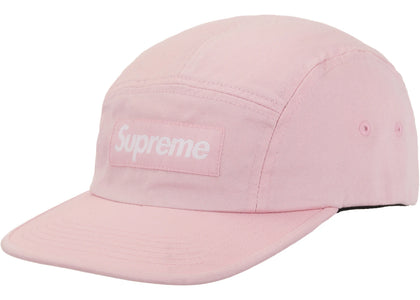 Supreme Washed Chino Twill Camp Cap (FW25) Pink - authentic Supreme product