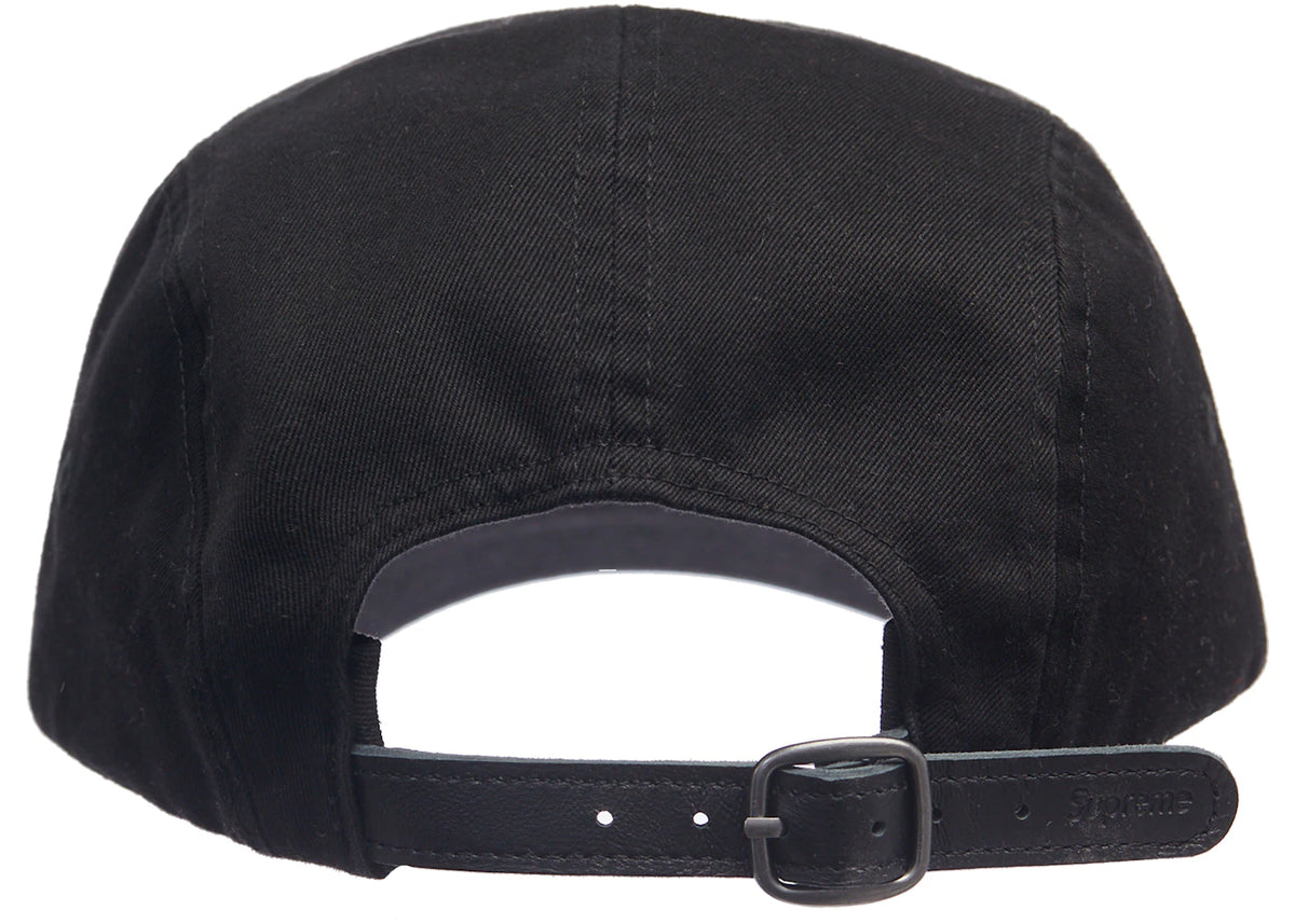 Supreme Washed Chino Twill Camp Cap Cap (SS22) Black - vue secondaire B