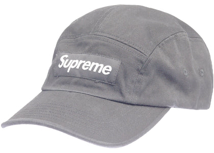 Supreme Washed Chino Twill Camp Cap Cap (SS22) Grey - product view 2