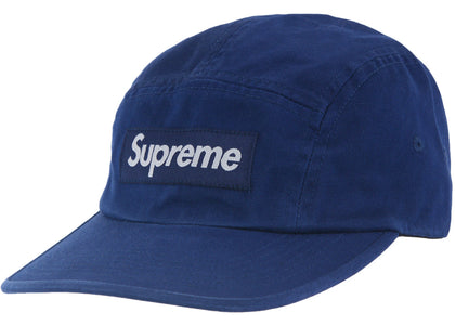 Supreme Washed Chino Twill Camp Cap (SS24) Navy - product view 2