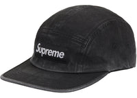 Supreme Washed Chino Twill Camp Cap (SS25) Black