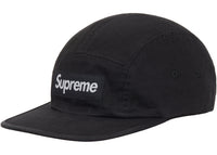 Supreme Washed Chino Twill Camp Cap (SS26) Black