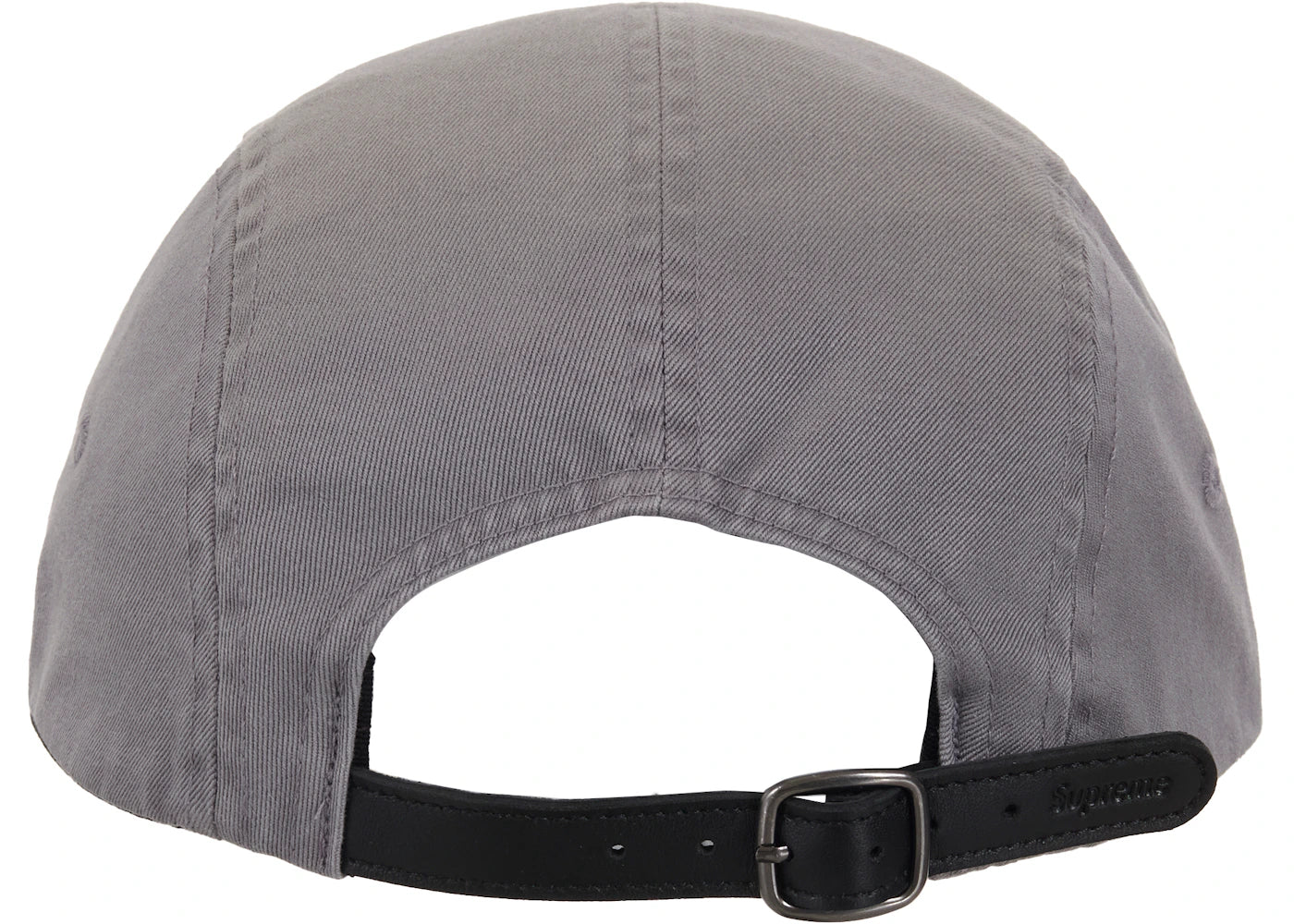 Supreme Washed Chino Twill Camp Cap (SS26) Grey - vue secondaire A