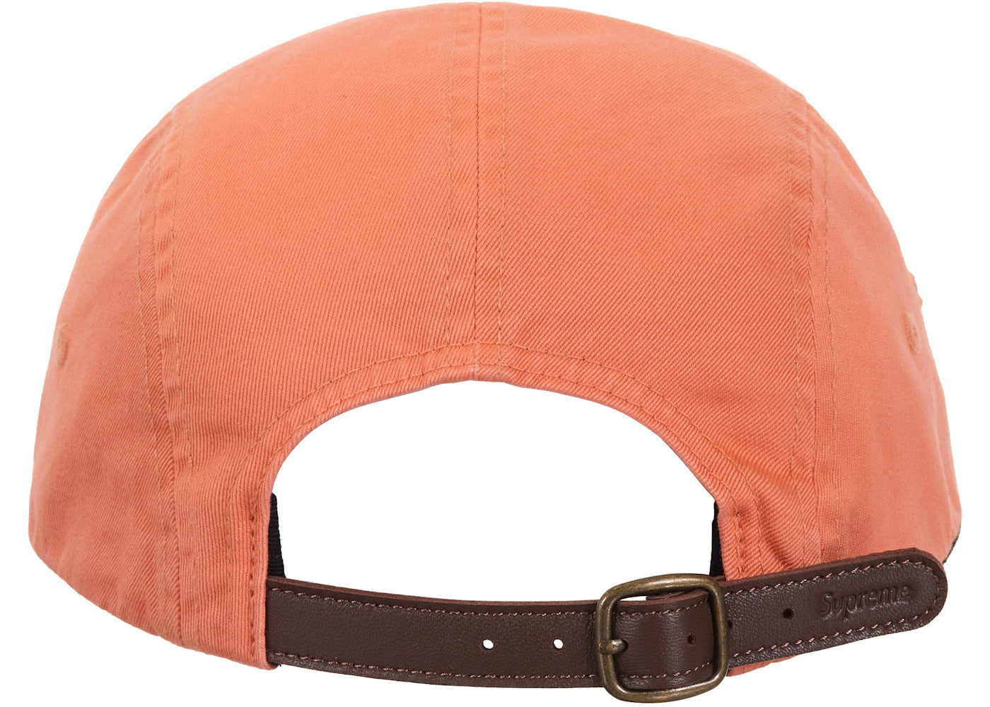 Supreme Washed Chino Twill Camp Cap (SS26) Peach - vue secondaire B