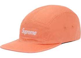 Supreme Washed Chino Twill Camp Cap (SS26) Peach - vue 360