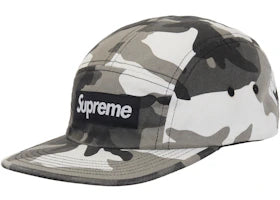 Supreme Washed Chino Twill Camp Cap (SS26) Snow Camo