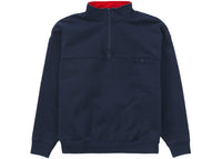 Supreme Washed Half Zip Pullover Navy