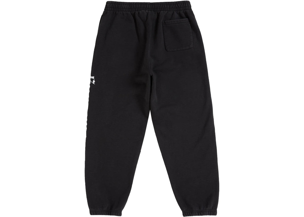 Supreme Washed Old English Sweatpant Black - vue secondaire B