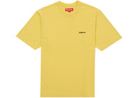 Supreme Washed S/S Top (SS26) Yellow