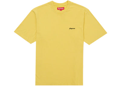Supreme Washed S/S Top (SS26) Yellow