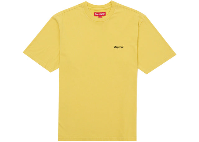 Supreme Washed S/S Top (SS26) Yellow