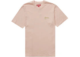 Supreme Washed Script S/S Top (FW23) Rose