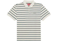 Supreme Washed Stripe Polo White