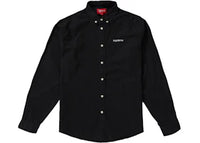 Supreme Washed Twill Shirt (SS19) Black