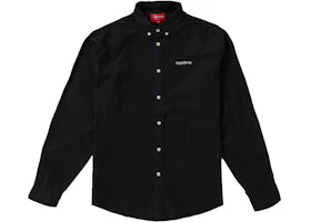 Supreme Washed Twill Shirt (SS19) Black