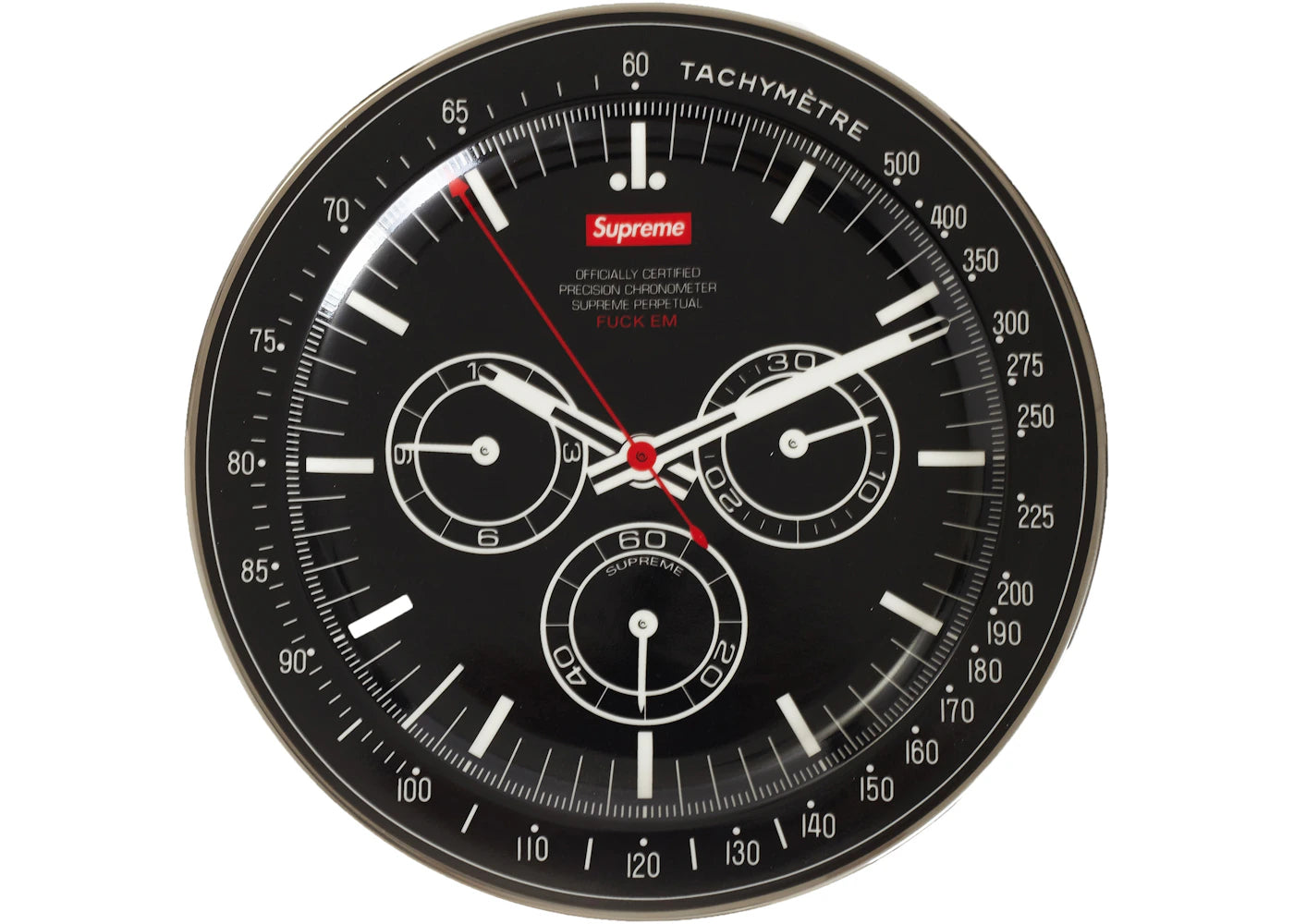 Supreme Watch Plate Black - vue secondaire A