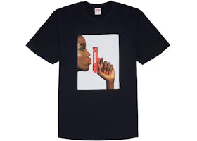 Supreme Water Pistol Tee Navy - vue 360