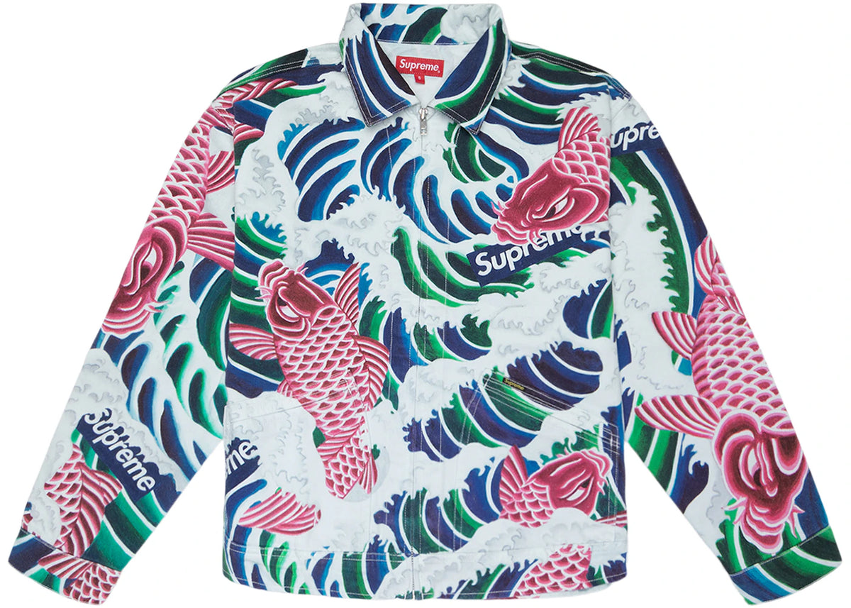 Supreme Waves Work Jacket Multicolor - vue 360