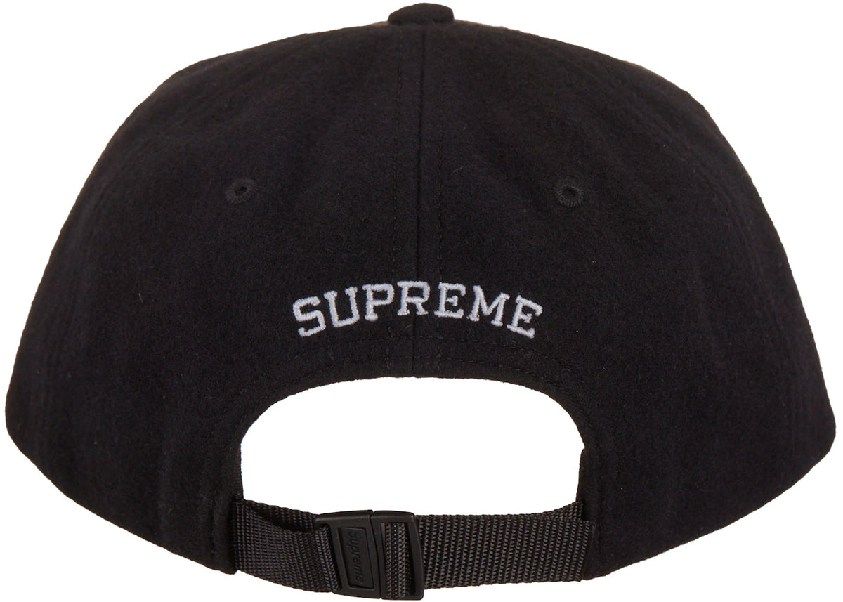 Supreme Waxed Wool 6-Panel Black - vue secondaire B