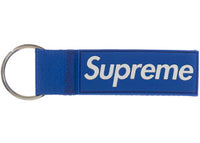 Supreme Webbing Keychain Blue