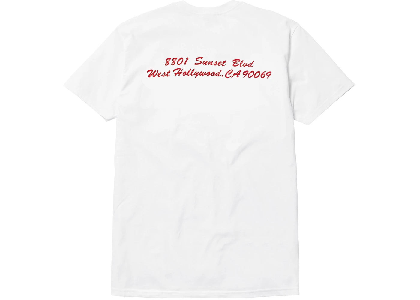 Supreme West Hollywood Box Logo Tee White - vue secondaire B