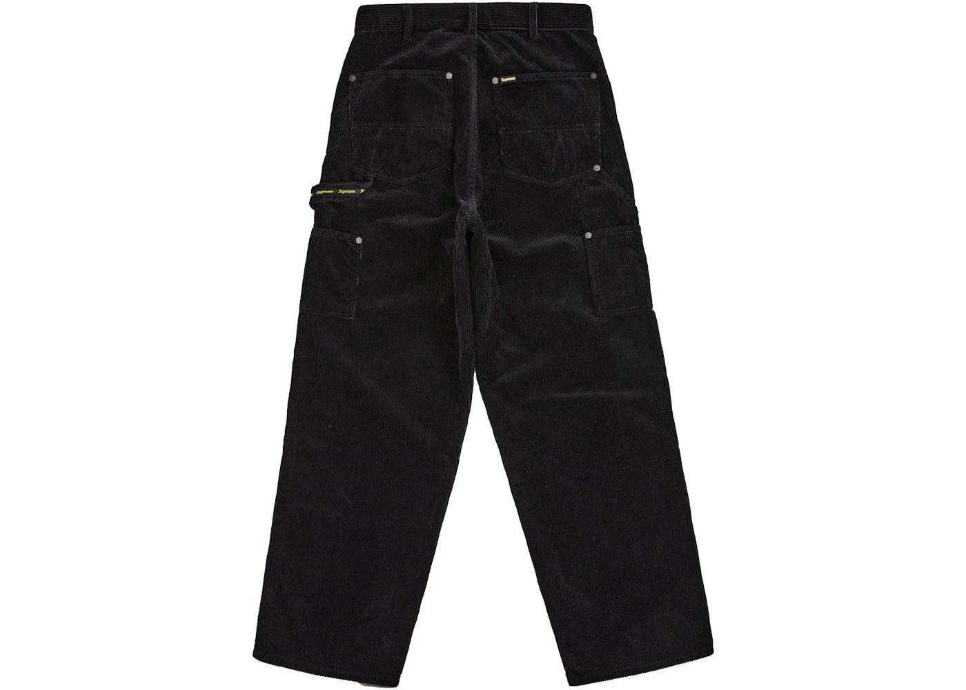 Supreme Wide Wale Corduroy Painter Pant Black - vue secondaire B