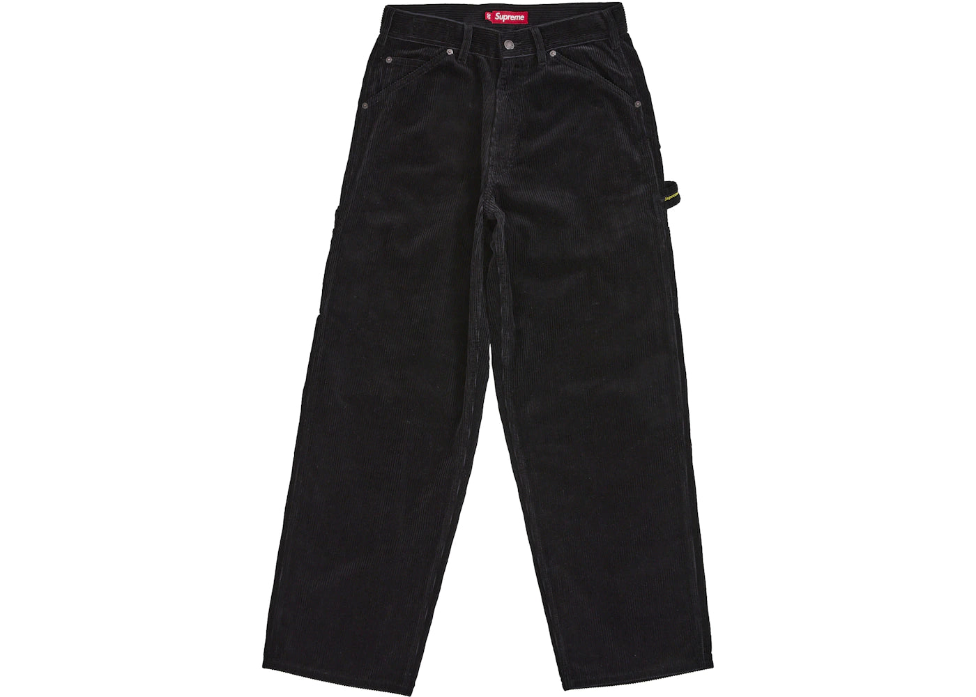 Supreme Wide Wale Corduroy Painter Pant Black - vue secondaire A