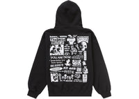 Supreme Wild Embroidered Hooded Sweatshirt Black