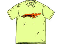 Supreme Wind Tee Bright Yellow/Purple