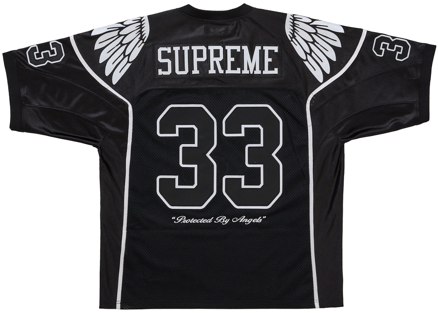 Supreme Wings Football Jersey Black - vue secondaire B