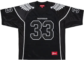Supreme Wings Football Jersey Black - vue 360