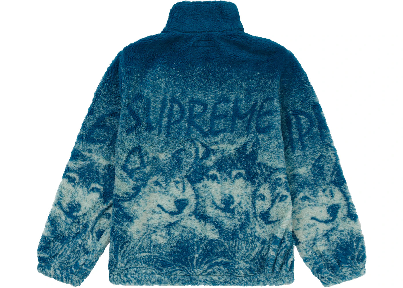 Supreme Wolf Fleece Jacket Dark Teal - vue secondaire B