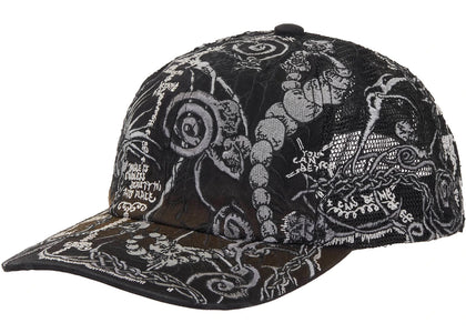 Supreme Wombat Embroidered Mesh Back 6-Panel Black - product view 2