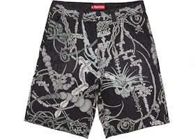 Supreme Wombat Embroidered Work Short Black - vue 360