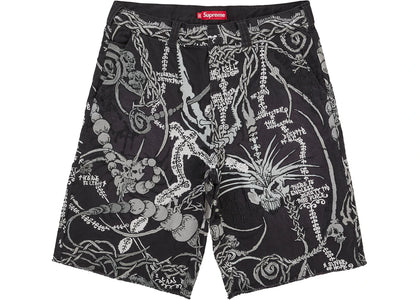 Supreme Wombat Embroidered Work Short Black - product view 2