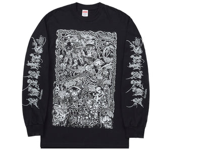 Supreme Wombat L/S Tee Black - authentic Supreme product