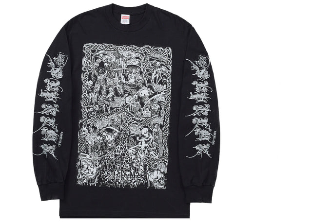 Supreme Wombat L/S Tee Black