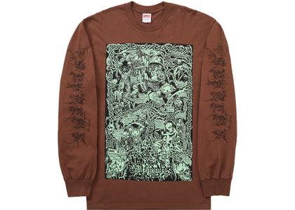 Supreme Wombat L/S Tee Brown - product view 2