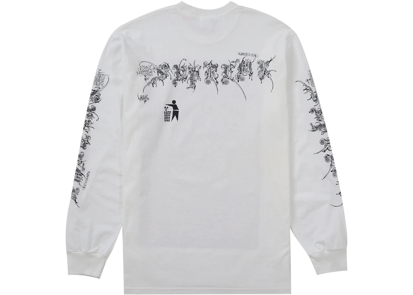 Supreme Wombat L/S Tee White - vue secondaire A