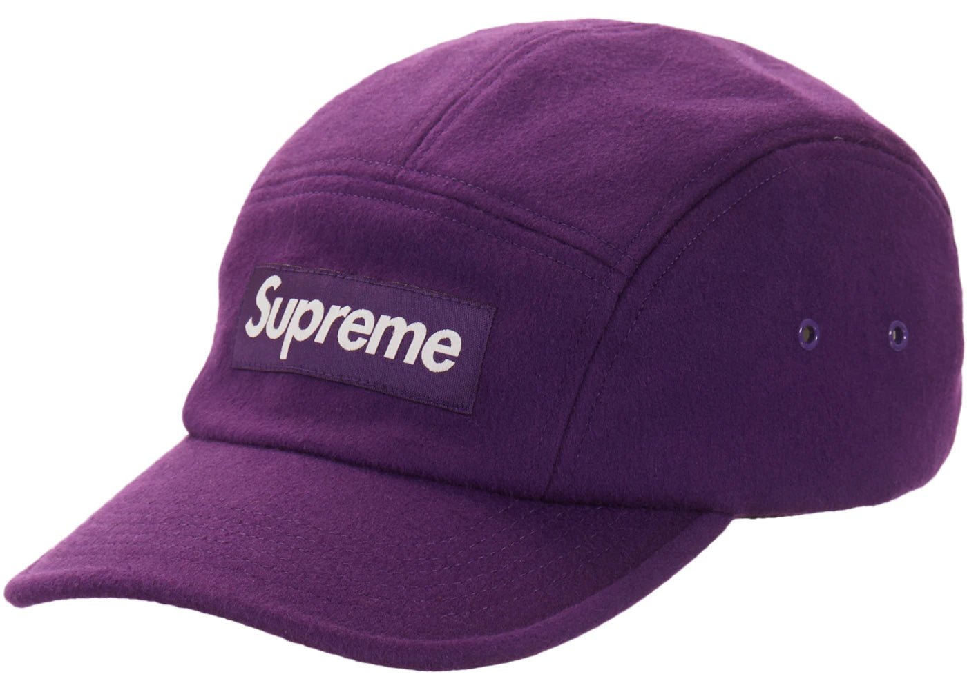 Supreme Wool Camp Cap (FW21) Purple - vue secondaire A