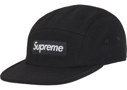 Supreme Wool Camp Cap (FW25) Black - product view 2