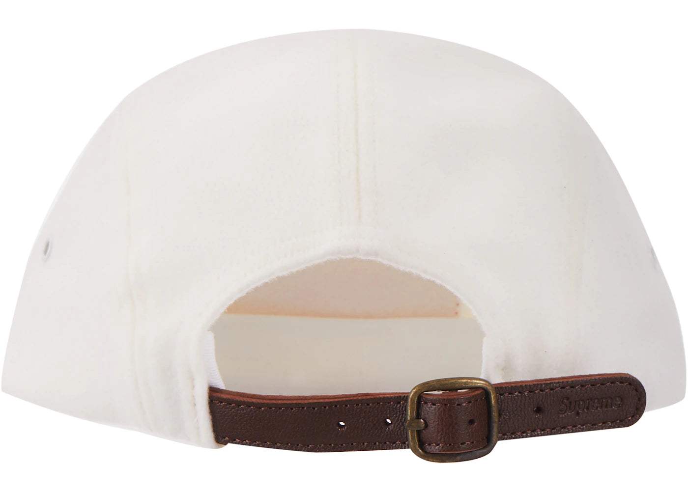 Supreme Wool Camp Cap FW19 White - vue secondaire B