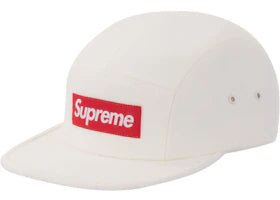 Supreme Wool Camp Cap FW19 White - vue 360