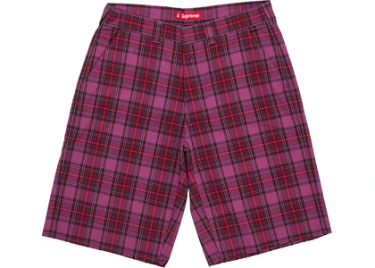 Supreme Work Short (SS26) Purple Plaid - product view 2