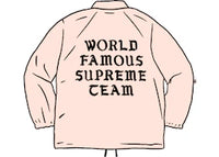Supreme World Famous Coaches Jacket Pink