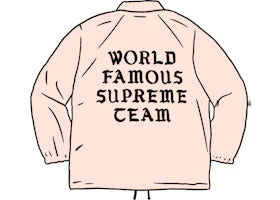 Supreme World Famous Coaches Jacket Pink