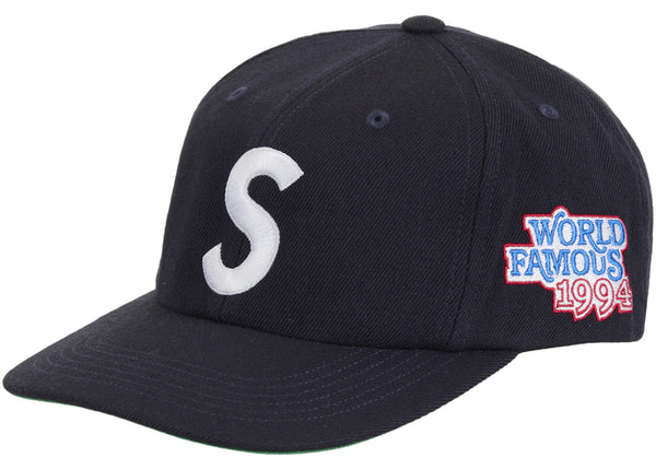Supreme World Famous S Logo 6-Panel Navy sneakers - authentic Supreme shoes