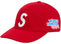 Supreme World Famous S Logo 6-Panel Red