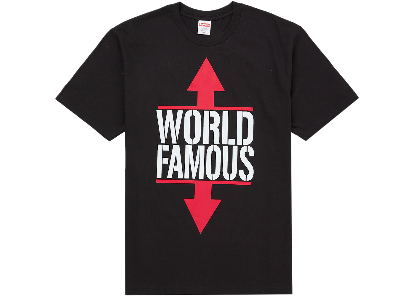Supreme World Famous Tee Black - vue secondaire A