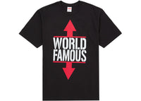 Supreme World Famous Tee Black